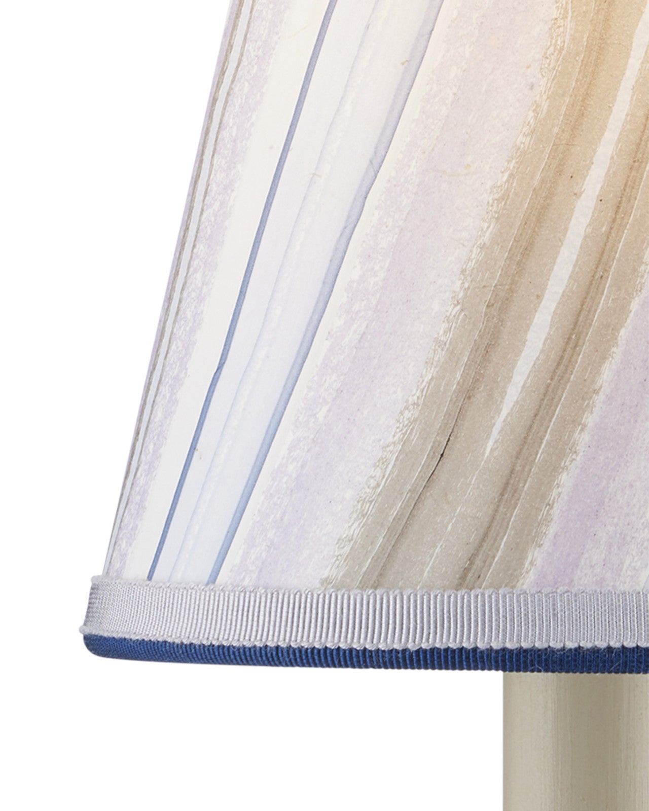 Marble Lavender Paper Tapered Chandelier Shade